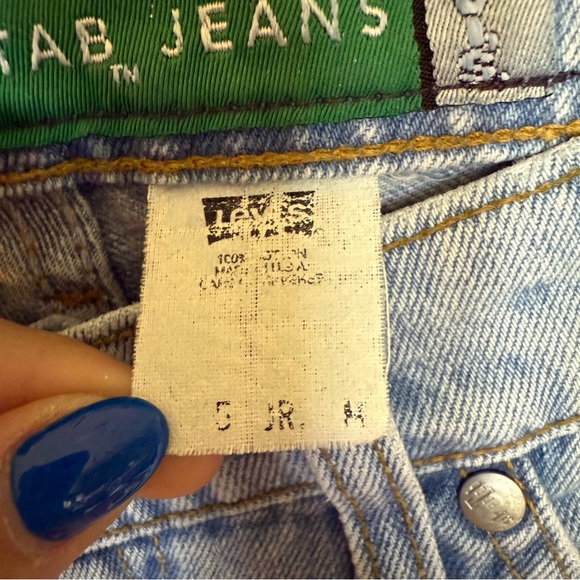 Vintage Levis Womens Silver Tab Light Wash Boot Cut Distressed Jeans 28 - Picture 8 of 9